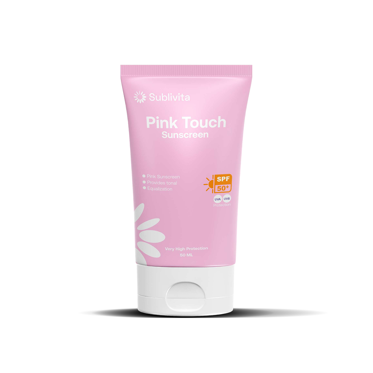 SPF 50+ Pink Touch - 60 ML