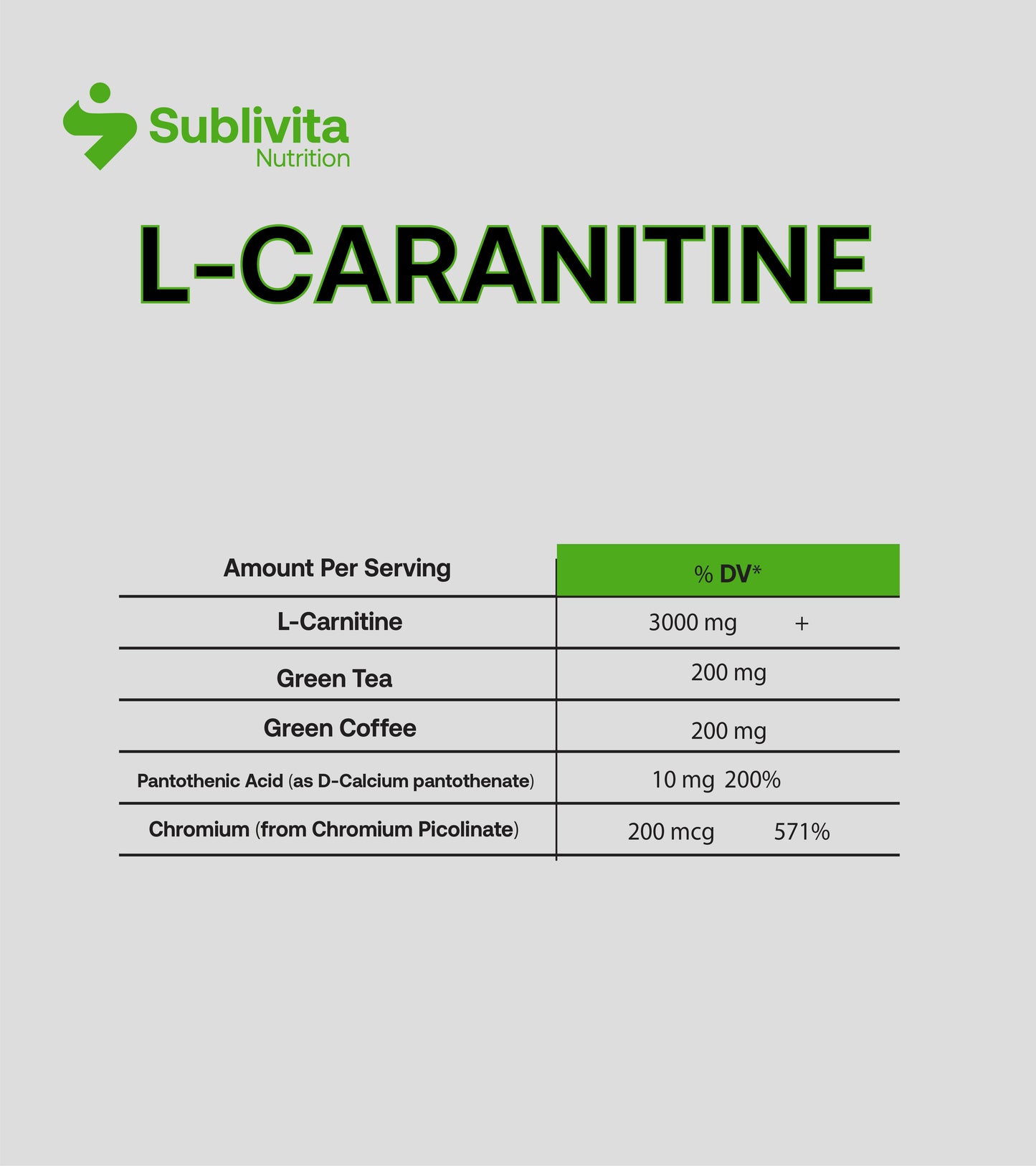 Sublivita L-CARNITINE 1000 ML
