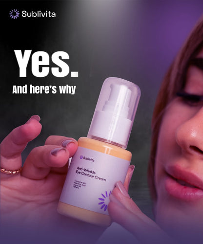 Anti-Wrinkle Moisturizing Eye Cream with Caffeine - 60 ML